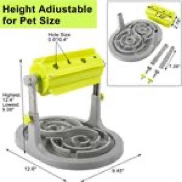 Interactive dog & cat treat puzzle toy food dispenser - Picture 3 of 3